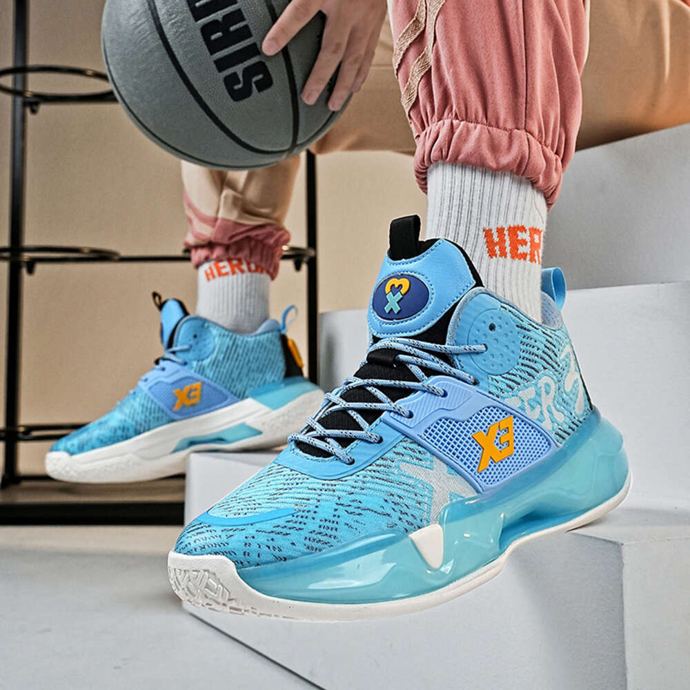 Top Quality Fashion Leisure Sports Running Comfortable Men Branded Basketball Shoes