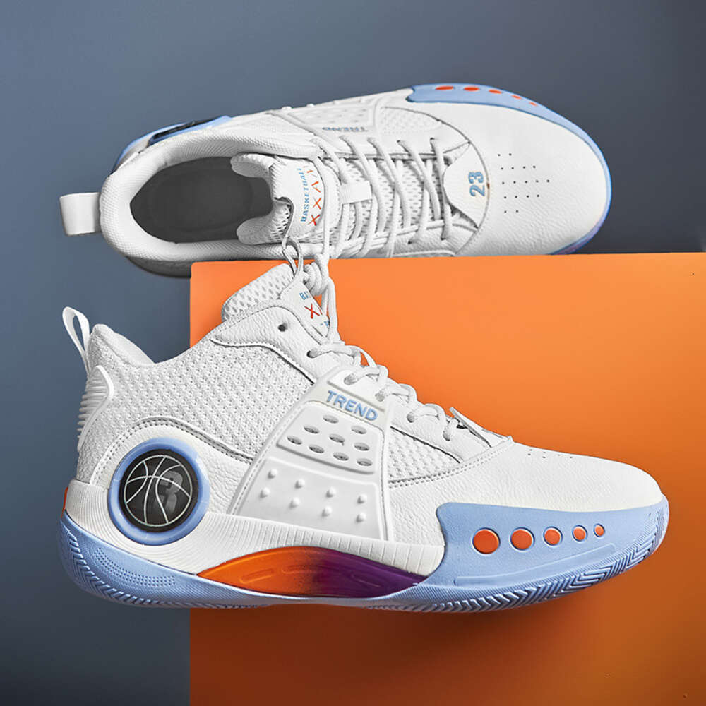 New Factory Wholesale High Top sneakers Custom Brand Outdoor Leisure Sports Men's Basketball Shoes