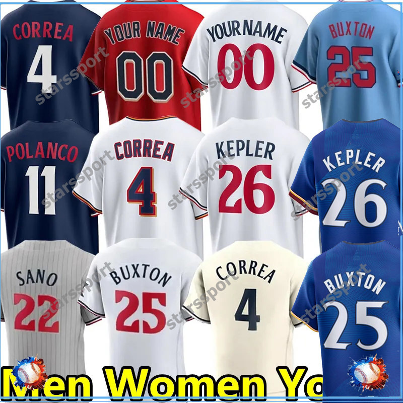 2024 MN city connect Byron Buxton Jerseys Max Kepler Minnesota Jorge Polanco Twins Luis Arraez Jorge Lopez Jhoan Duran Carlos Correa Joe Ryan Nick Gordon Miguel Sano