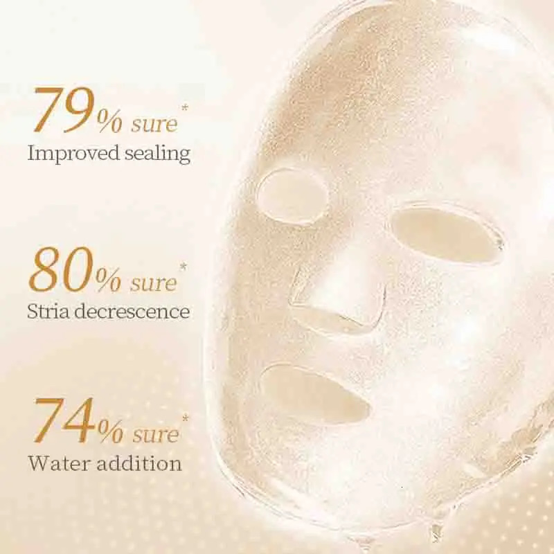 10pcs SADOER Collagen Face Mask Moisturizing Firming Hydrating Brightening skincare Face Sheet Mask Facial Masks Skin Care 240531