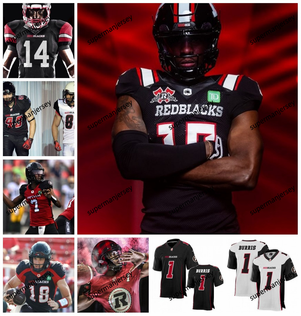 Ottawa REDBLACKS Football Jersey Nick Arbuckle Dustin Crum Tyrrell Pigrome Jaelon Acklin Nate Behar Justin Hardy Savon Scarver Custom Stitched Mens Youth Jerseys