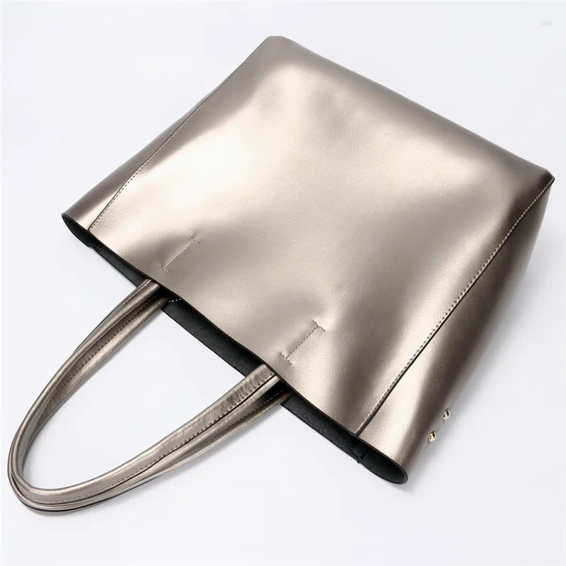 3 Evening Bags Fashion Designer Handbags Women High Quality Cowhide Leather Large Shoulder With er Solid Shopping Hand Bag 4