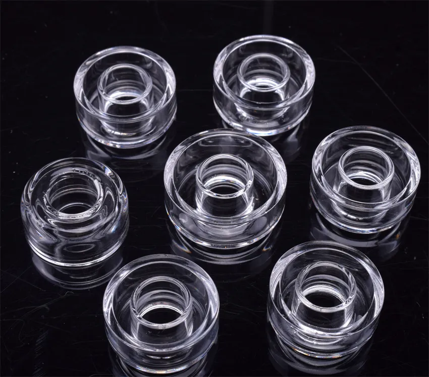 Hybird Titanium nail replacement 100% Real Quartz Dish High quality Quartz Dishes for Dnail Oil Rig Enail Bongs Replaceable Quartz Dish LL