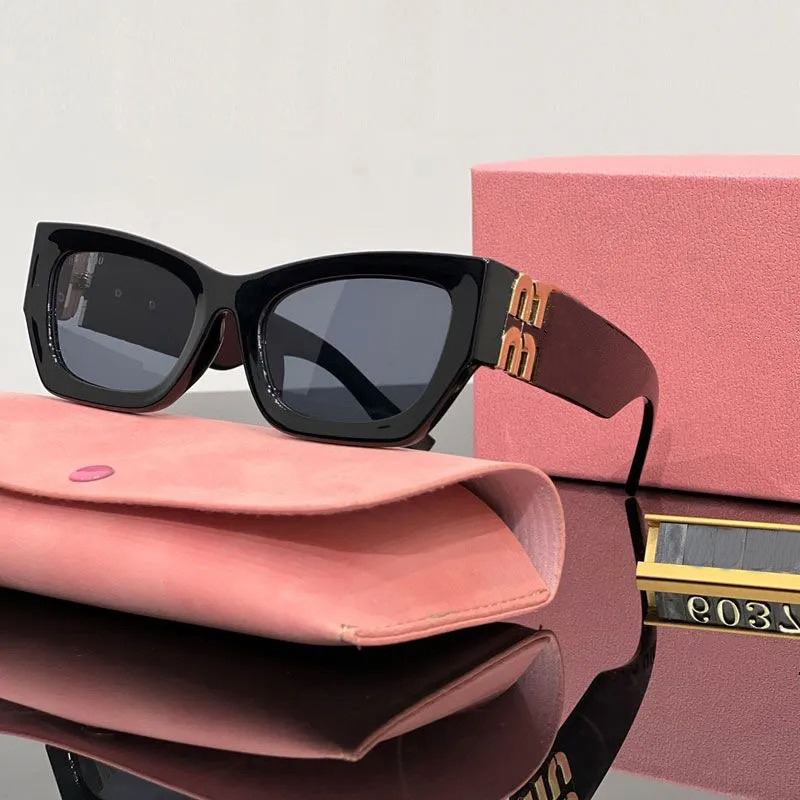 Luxury fashion sunglasses design oval frame letter sunglasses womens anti-radiation UV400 personality men's retro glasses plate high grade lunettes luxe femme