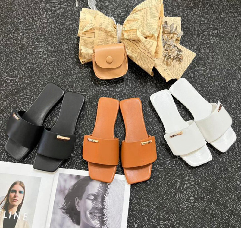 Fashion Shoes Slides Designer Sandal Classics Slippers Men Women Couple Models
