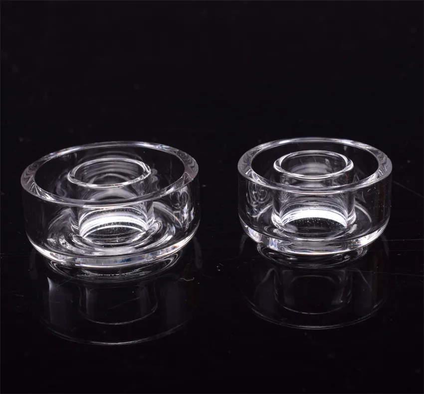Hybird Titanium nail replacement 100% Real Quartz Dish High quality Quartz Dishes for Dnail Oil Rig Enail Bongs Replaceable Quartz Dish LL