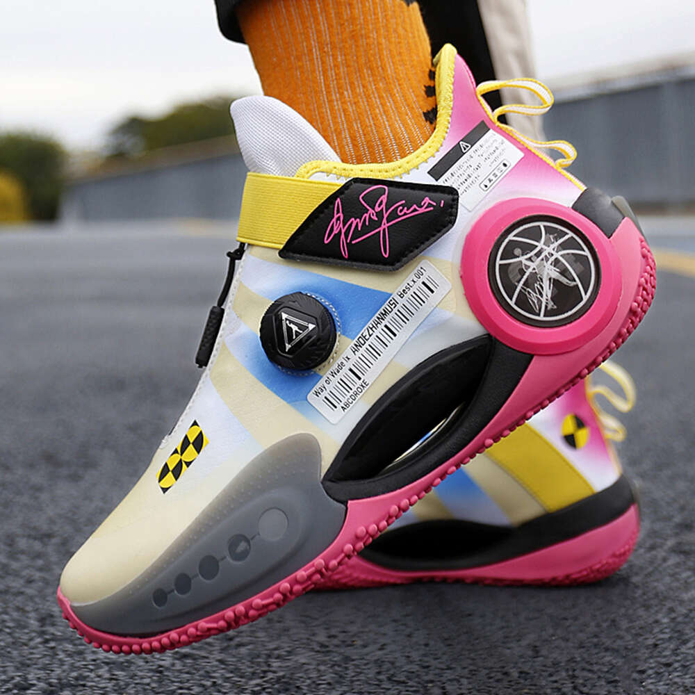 Hot sales High Top Anti-slip breathable Outdoor Basketball Shoes For Men