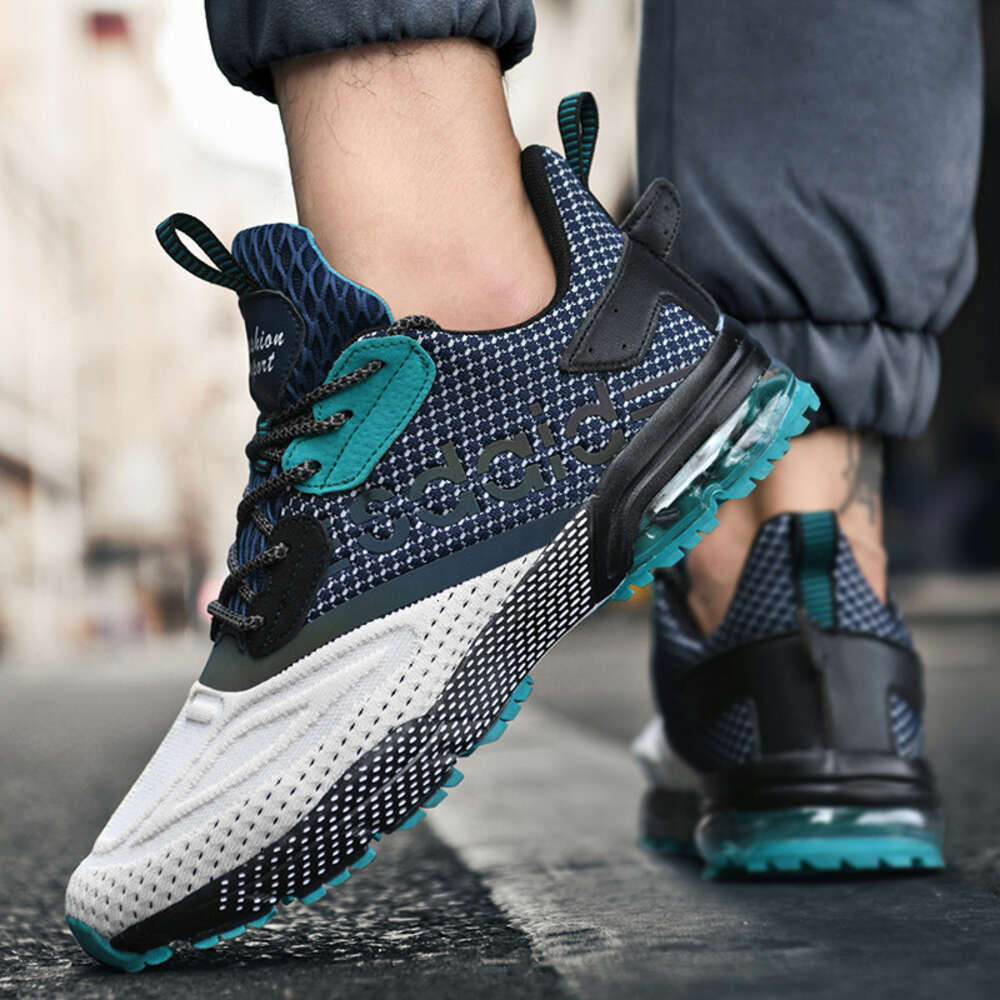 Men's Lightweight Air Cushion Outdoor Running Marathon Trail Shoes Elastic Women's Walking Tenis Masculino