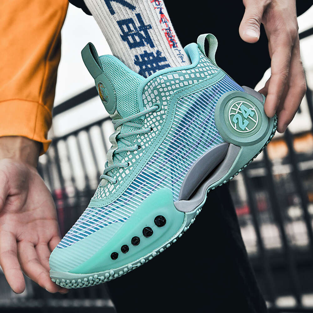 High quality fashionable Zapatos De Baloncesto sneakers non slip couple breathable men's basketball sports shoes