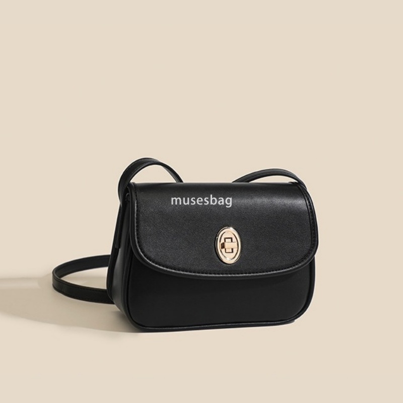 Soft leather niche design Emily saddle bag women's new retro texture versatile single shoulder crossbody bag designer bag