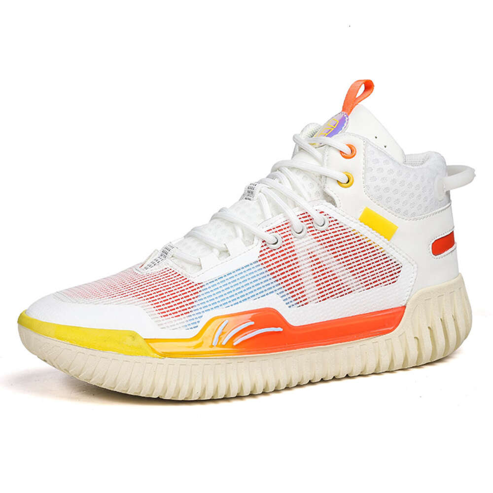 Breathable Couple High-top Boots Men Anti-skid Sneakers Outdoor Basketball Shoes