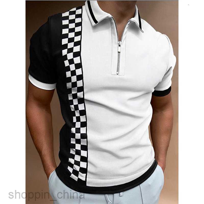 Men's Polos Shirts Summer New Fashion Trend male Casual Simple Polo Shirt Single Polo Shirt tops