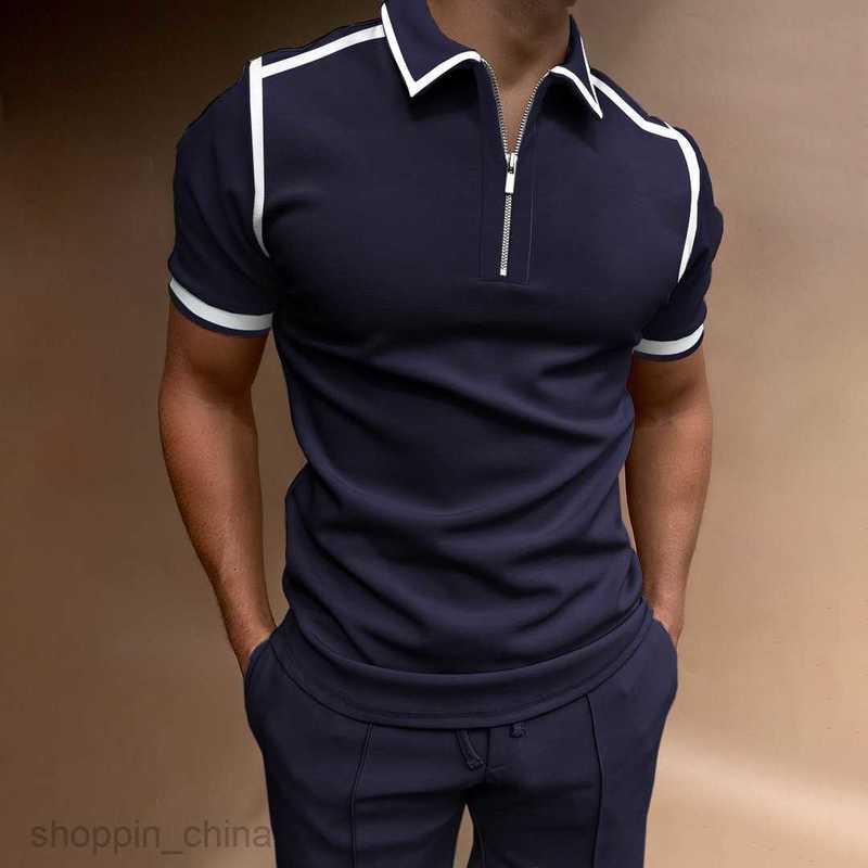 Men's Polos Shirts Summer New Fashion Trend male Casual Simple Polo Shirt Single Polo Shirt tops