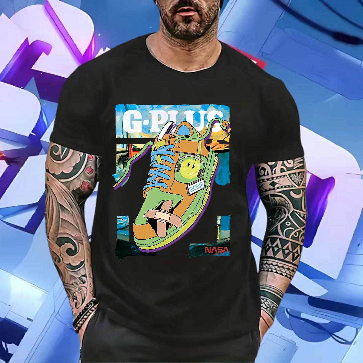 Cool Design Men Tees Breathable Short Sleeve Anime Printing Street T shirt Graphic DIY Clothes