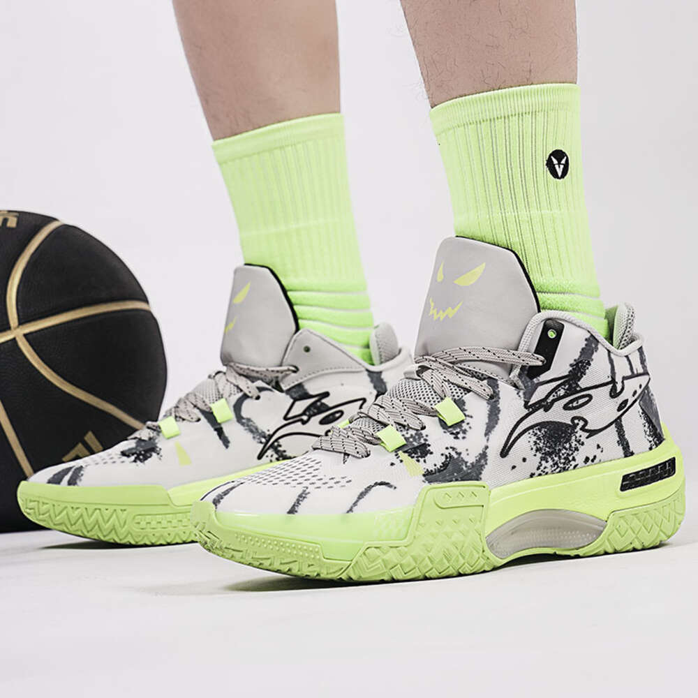 Custom high-quality Zapatos de baloncesto breathable Frictional vocalization outdoor training basketball shoes for men