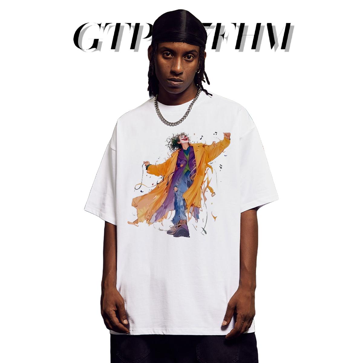 Wholesale T-Shirts for Men Outdoor Short Sleeve Cotton O-Neck Mens Tshirts Brand Floral Print Tops Tees