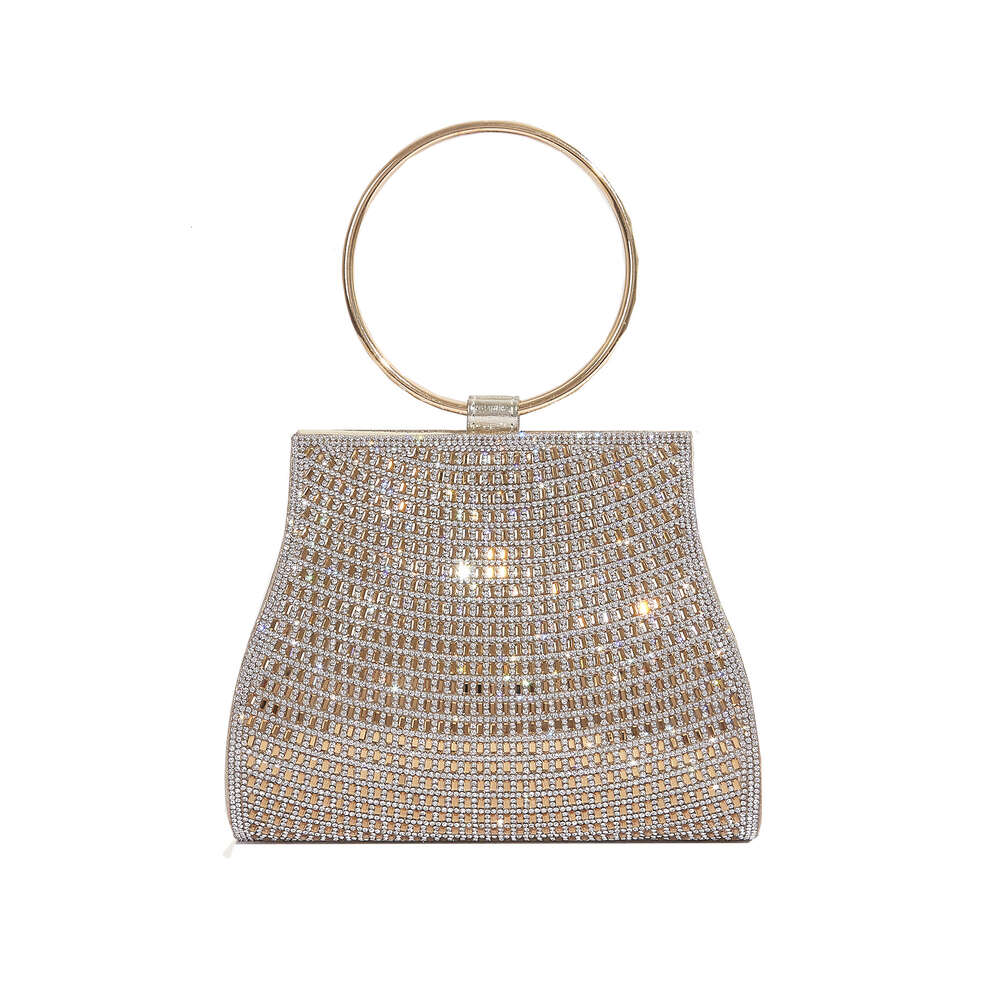 Banquet New PU Chain Advanced Magnetic Buckle Handbag Gold Women's Bag H6.12#42 ddmythur