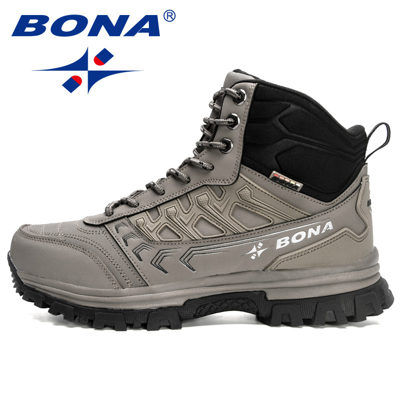 2023 BONA New Designers Brand Winter New Warm Men Plush Nubuck Snow Man Quality High Top Boots Manscuo Sneakers 2348 scuo