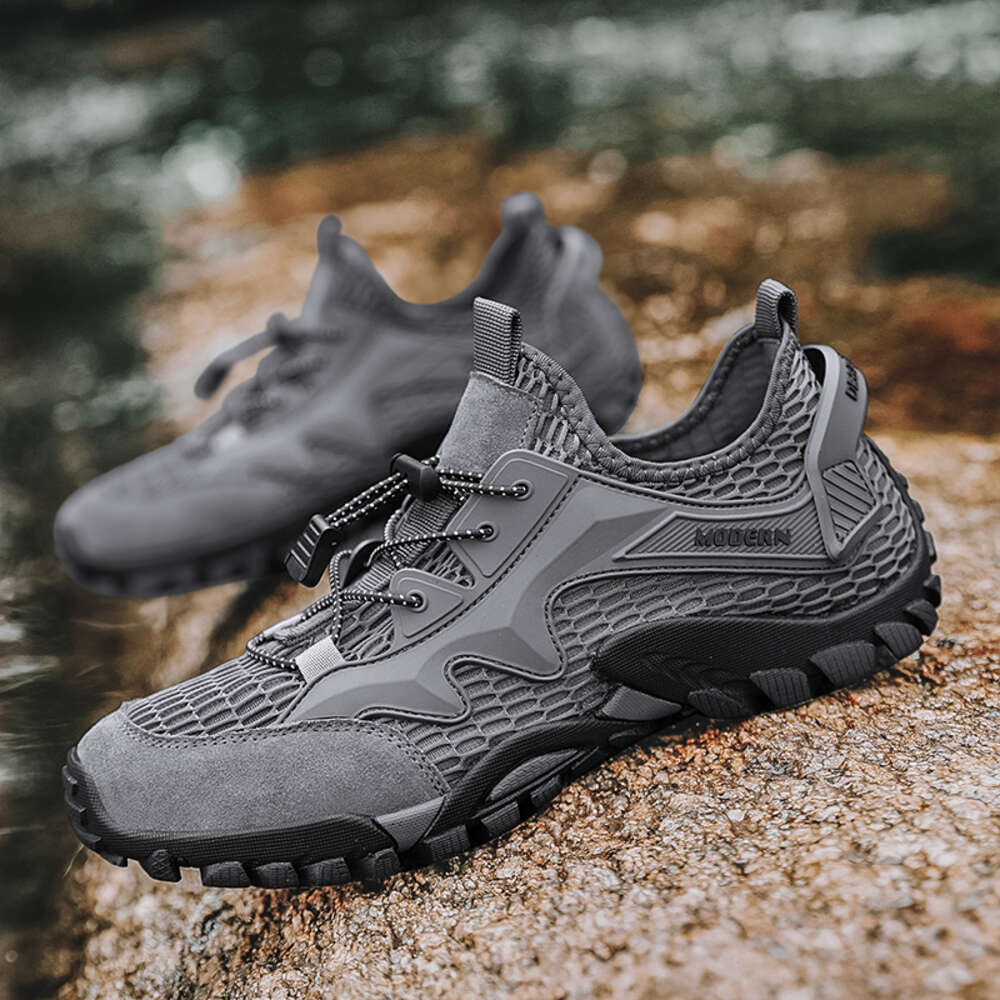 Hot Sale Men's Trendy Leisure Shoes Outdoor Breathable Mesh Casual Trainers Athletic Running Sneakers For Men