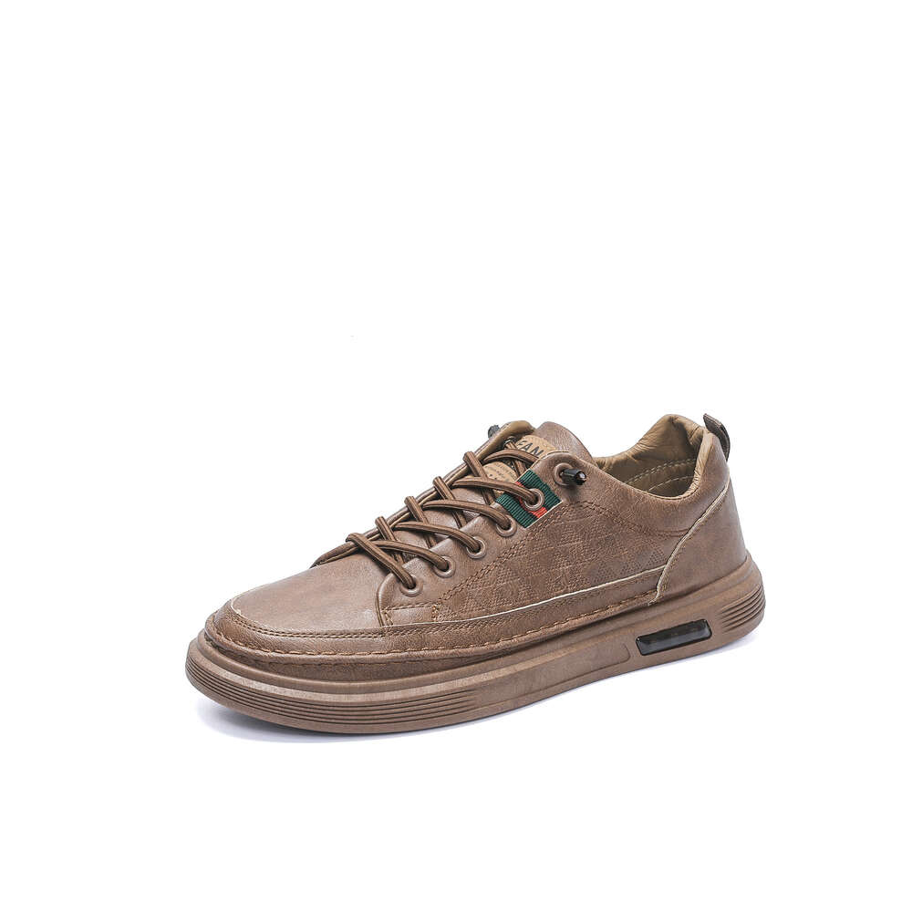 Wholesale leather casual Fashion walking shoes cheap men's sneakers