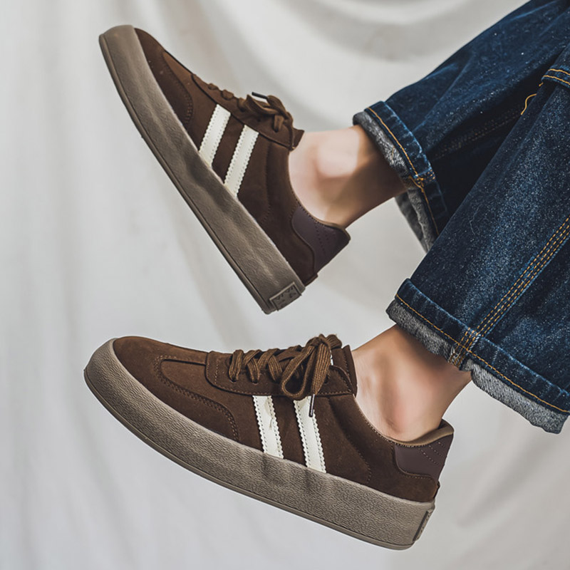 Men's Casual Sneakers Platform Sports Shoes Simple Design Skateboard Flats Sneakers Outdoor Tennis Running Shoes For Male 39-44