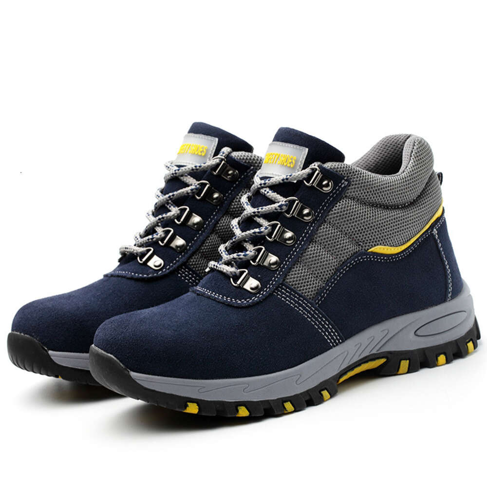 Factory wholesale high-quality Steel impact anti puncture site safety welder's work shoes high top