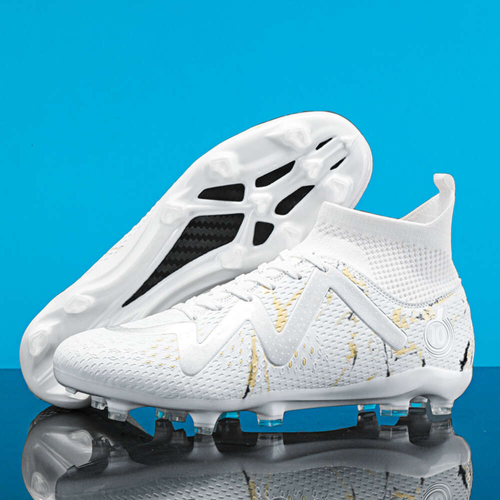 Indoor Outdoor Professional Men Football Sneakers Boy boots High Ankle Men's Cleats Training Soccer shoes