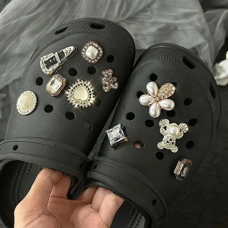 DIY Fashion Metal Shoe Buckle Decoration Shoes Charm Accessories Childrens Party Girls Gift 240611