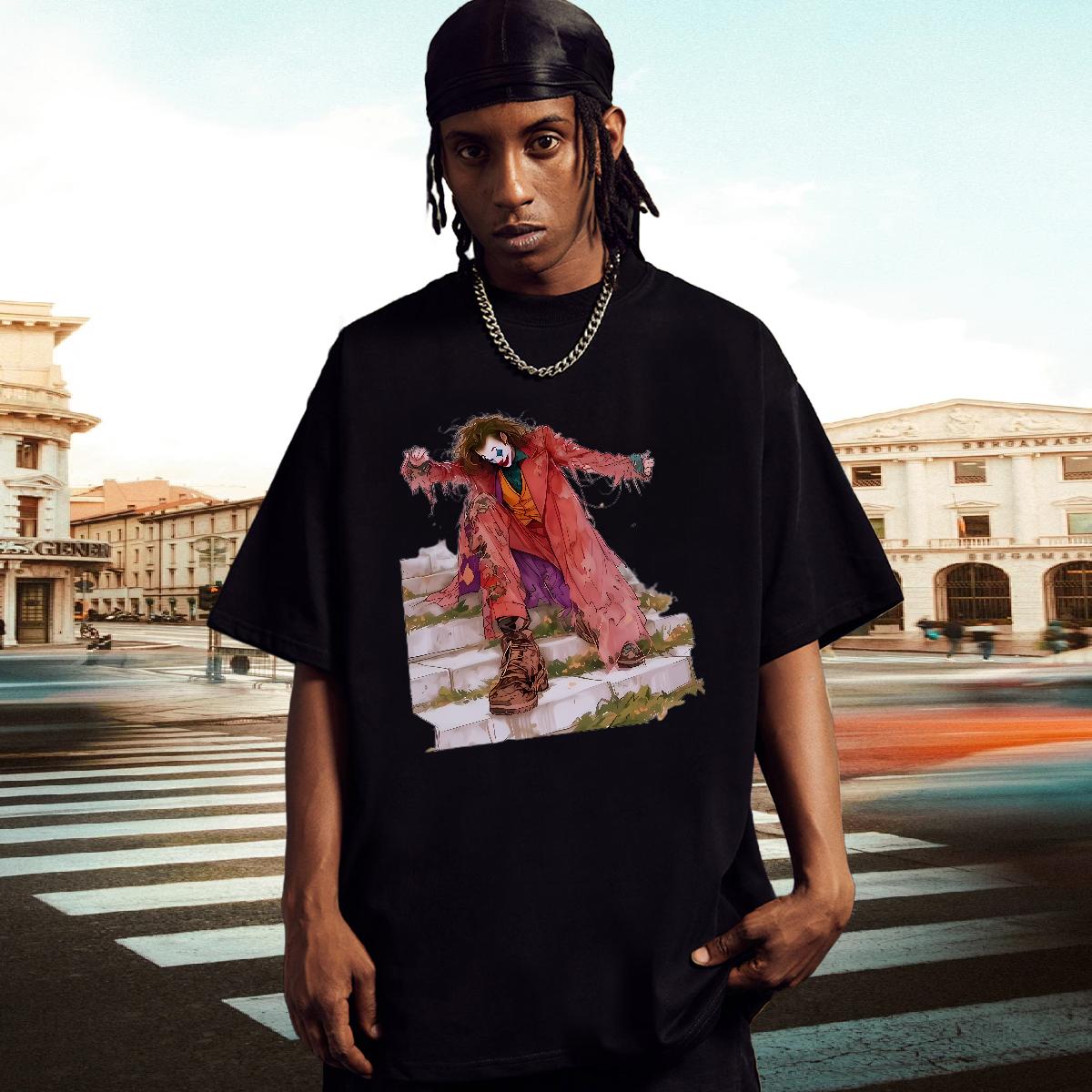 2024 Summer T Shirts Men Crew Neck Cotton Breathable Street Wear Men Clothes T-Shirt Plus Size Cartoon Soft Tees Shirts