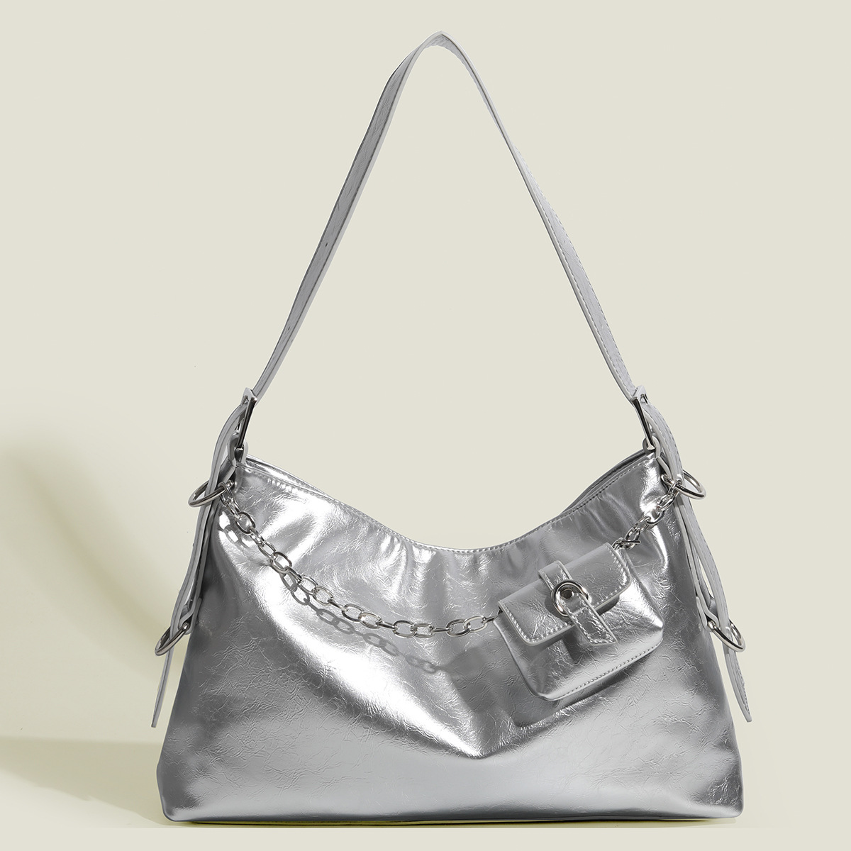 High quality spring/summer new minimalist underarm bag with large capacity casual and versatile fashion headphone bag commuting single shoulder tote b