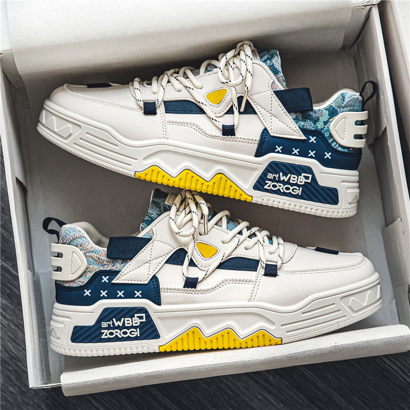 Mens 2024 Running Breathable Skateboard Shoes Chunky Comfy Soft Casual Sneakers Men Tenis Mascuo Footwear Male 0348