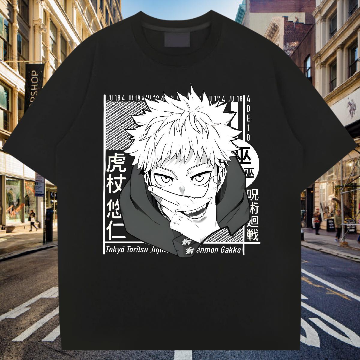 2024 Designer Men T Shirts Cotton O Neck Short Sleeves Anime Printing Street Men Tops Tees Plus Size Cartoon Cool Design Clothes
