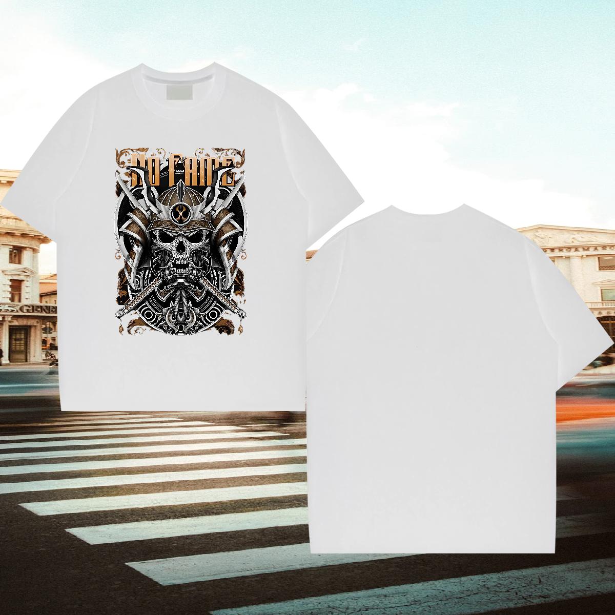 Classic Tshirt for Man Woman Short Sleeve Cotton O-Neck Casual Beach Men T Shirts Custom Cartoon New Polos