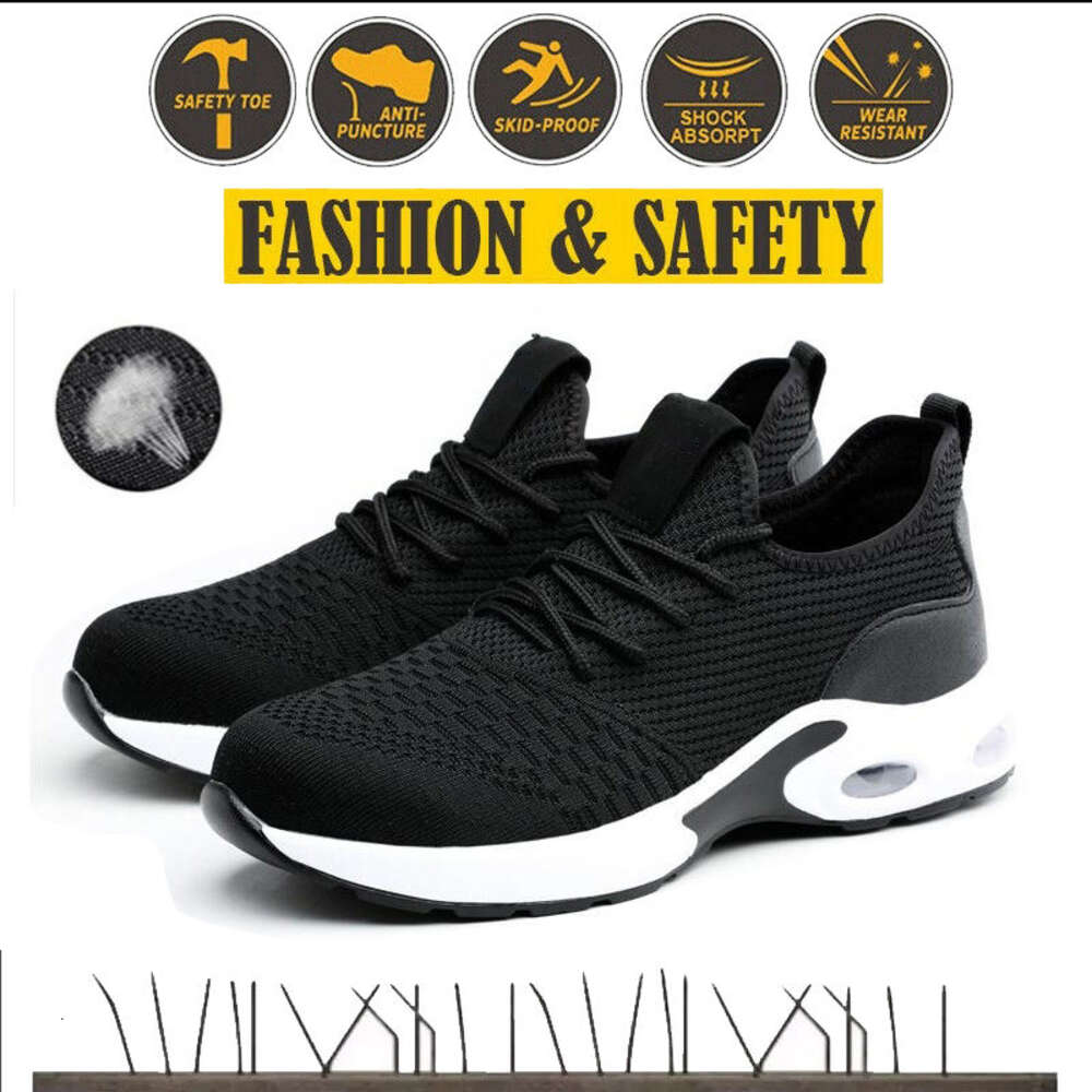 2023 New men's and women's structural anti impact puncture steel toe custom safety shoes