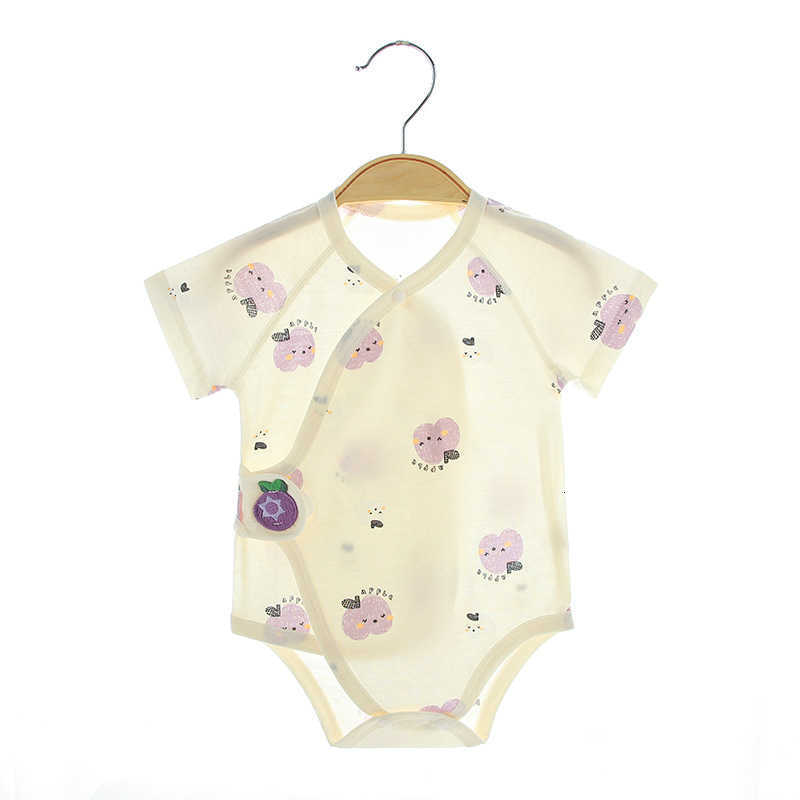 Baby Jumpsuits Rompers Thin Bottom Wrap Newborn Clothing Class A Pure Cotton Summer Boneless Baby Outgoing Baby Harper