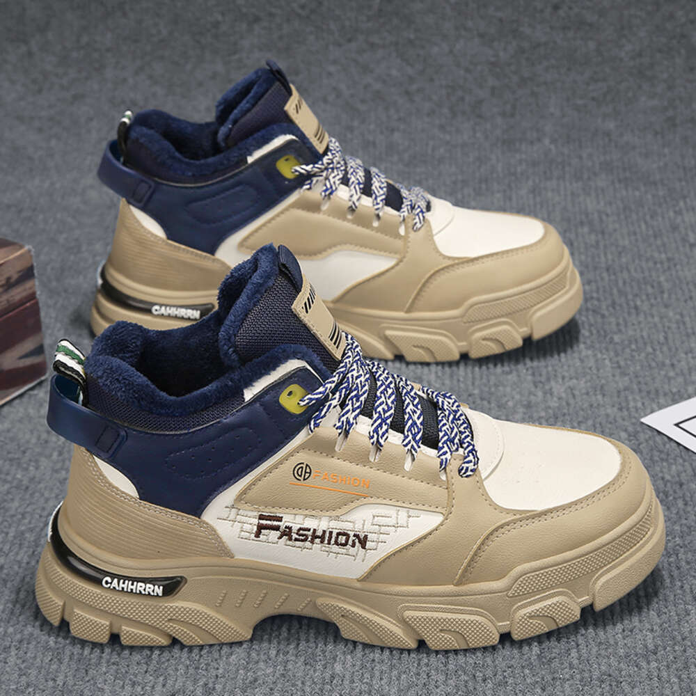 Winter plus veet high top Martin Four seasons comfortable sneakers fashion men's casual cotton shoes