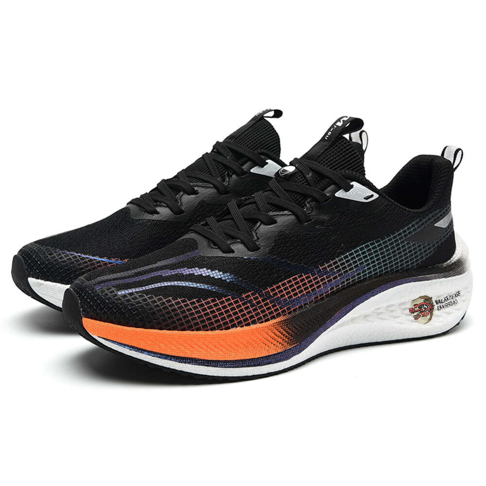 Custom High Quality Road Black Men's Sneaker Running Sport Shoes