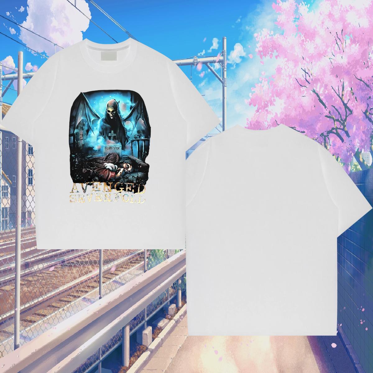 Cool T shirt Sports Casual Breathable Short Sleeve Mens Tshirts Designer Cartoon Print Clothes