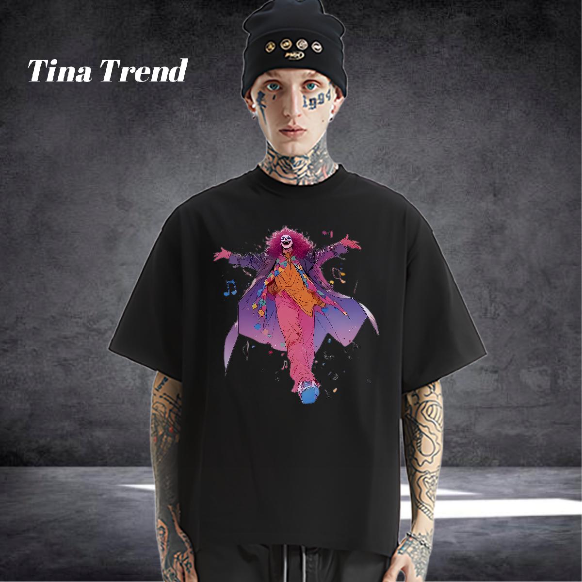 Fashion Casual Man T Shirts Custom Street wear Hip Hop Couples T Shirts Crew Neck Cotton Popular