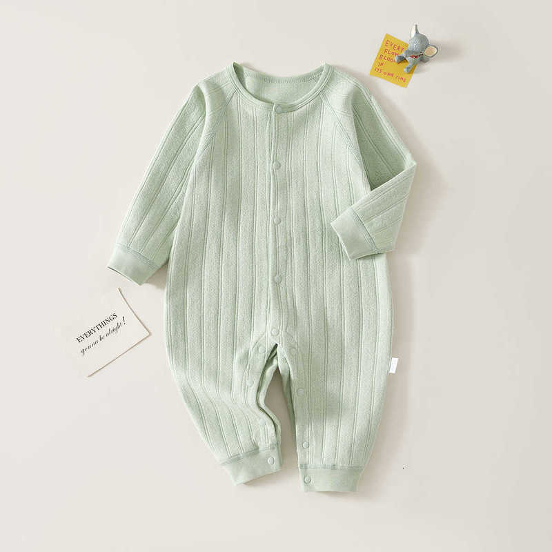 Baby Jumpsuits Rompers Baby spring and pure cotton Class A boneless long sleeved pajamas all cotton baby clothes four seasons outdoor climbing clothes