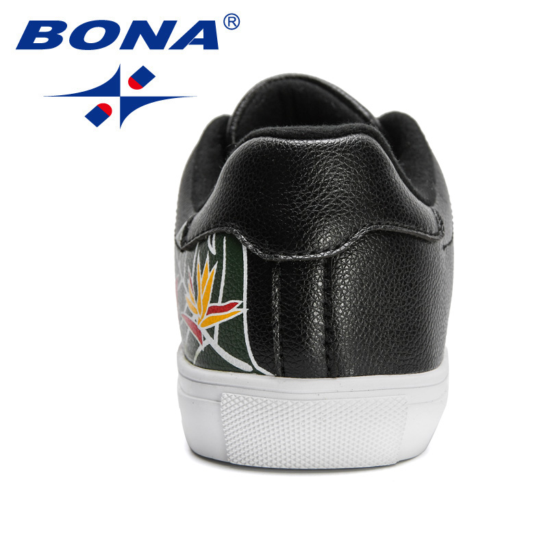 2022 BONA New Designers Classics New Skateboarding Women High Quality Antiskid Walking Sports Shoes Ladies Casual Sneakers 4317