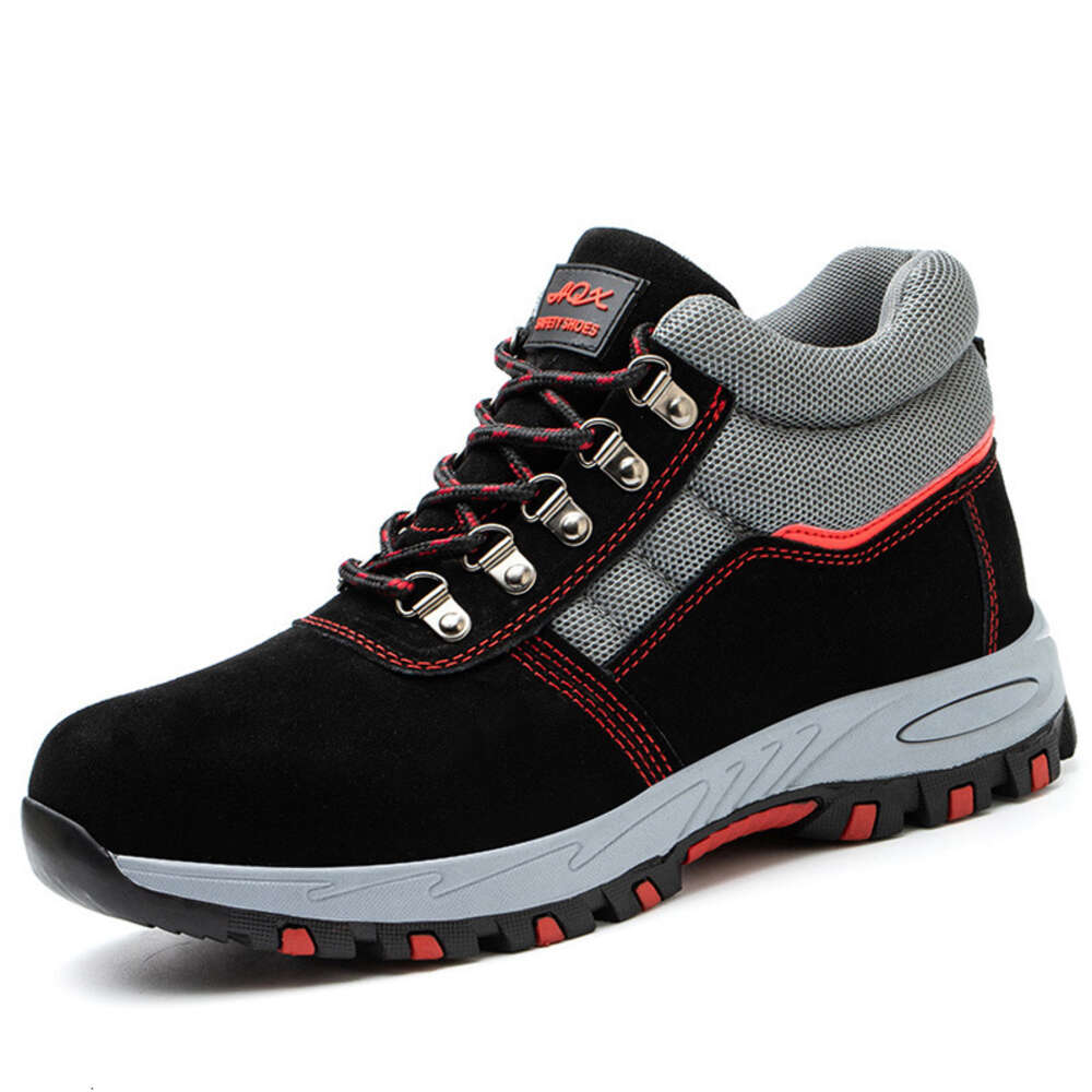 Factory wholesale high-quality Steel impact anti puncture site safety welder's work shoes high top