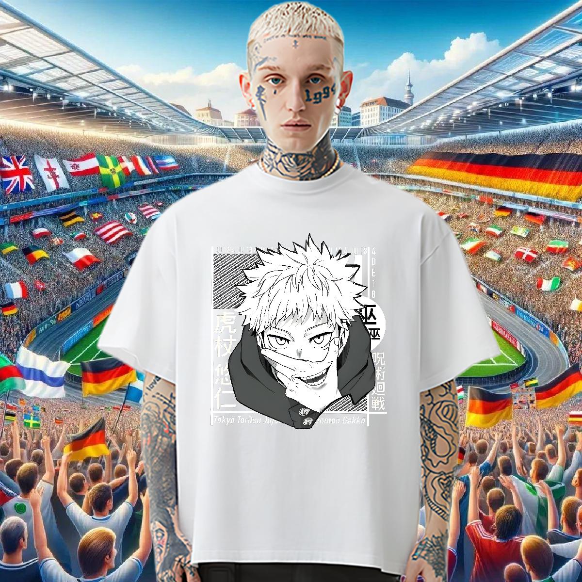 5A Men Clothes T-Shirt Short Sleeve Cotton O-Neck Summer Casual T-Shirts Floral Print Brand Tops Shirt