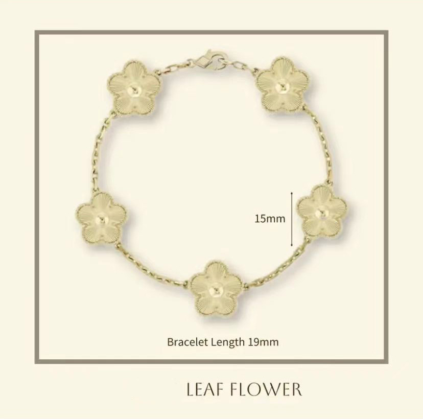 Clover Bracelet For Women Designer jewelry Leaf Bracelets Gold Sier Plate Agate Diamond Fashion Charm Chain Wedding Gift Party