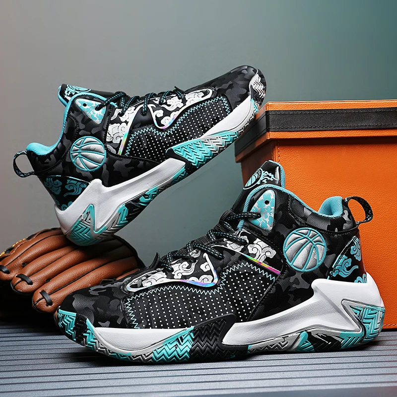 2023 New Basketball Shoes Big Size 39-48 Confortable Sports Training Athletic Basketball Sneakers Men Zapatos De Mujer Tendencia