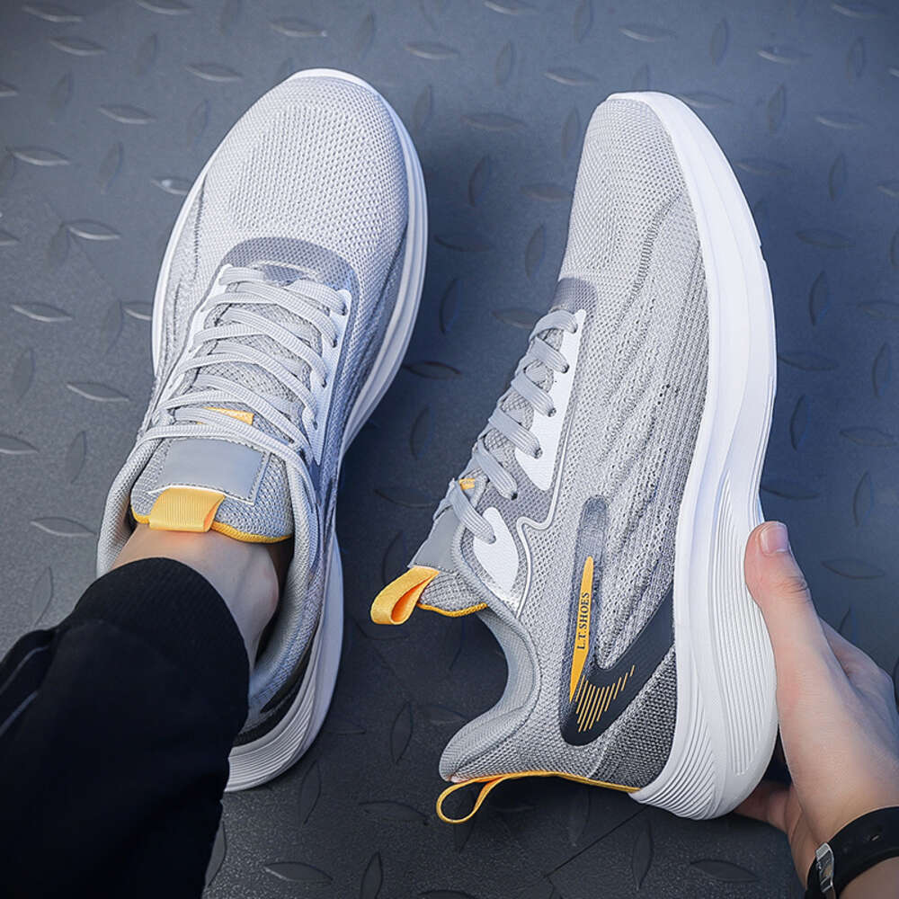 Wholesale Big Large Size European Knit Casual Sneakers Gym Jogging Running Men Sport Shoes