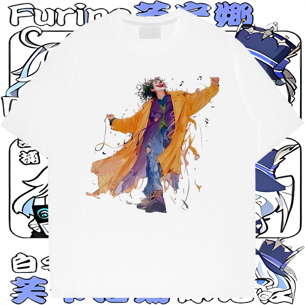 Casual New T shirt Custom Cartoon Men Tops Tees Sports Casual Cotton Breathable Loose Tees Shirts