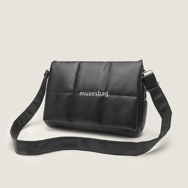 High end and large capacity bag for women's bag new high-end and western-style versatile single shoulder bag wide shoulder strap crossbody bag la