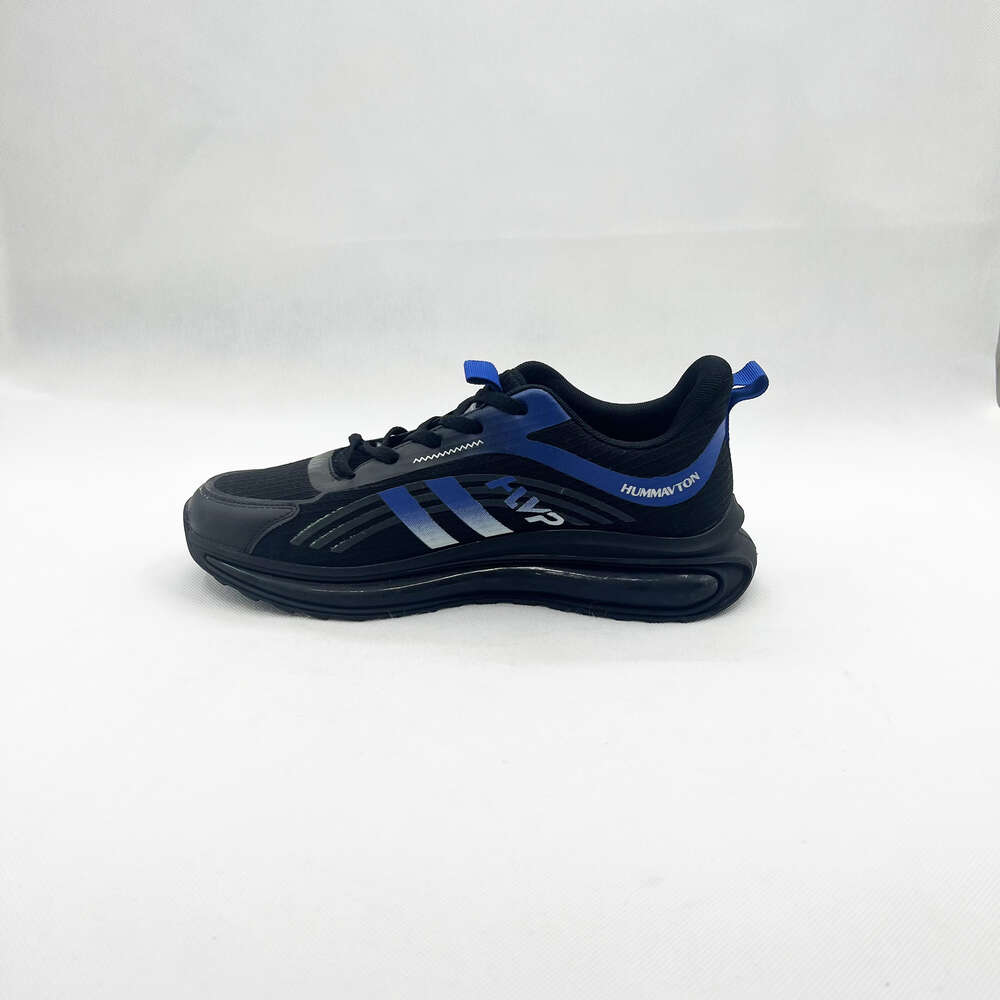 Hot black sneakers Custom OEM comfortable running for Soft sole breathable casual shoes men four seasons