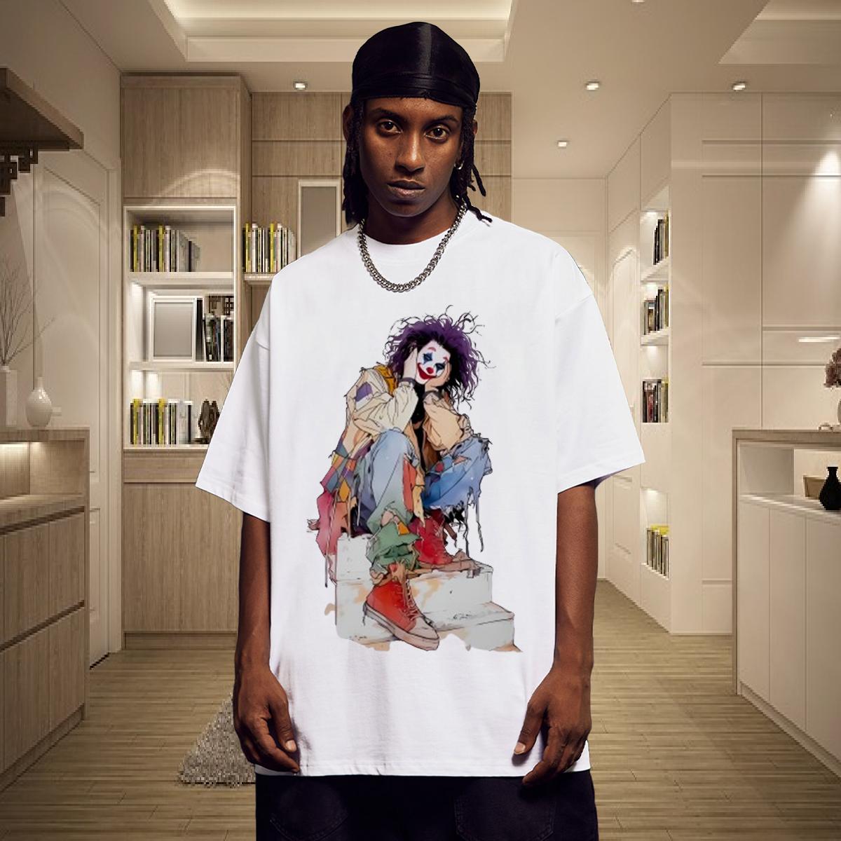 Cool T-Shirts Street wear Hip Hop Cotton Breathable Men Tops Tees Designer Fashion Black White Tshirts